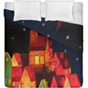 Market Christmas Light Duvet Cover Double Side (King Size) View1
