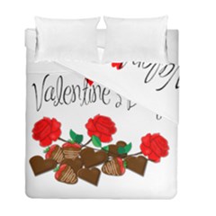 Valentine s Day Gift Duvet Cover Double Side (full/ Double Size) by Valentinaart