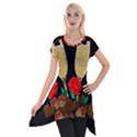 Valentine s day design Short Sleeve Side Drop Tunic View1