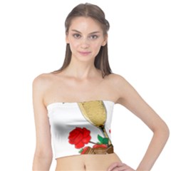 Valentine s Day Romantic Design Tube Top by Valentinaart
