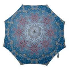 Pattern Background Pattern Tile Hook Handle Umbrellas (small) by Nexatart