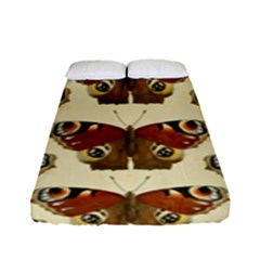 Butterfly Butterflies Insects Fitted Sheet (full/ Double Size) by Amaryn4rt