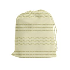 Background Pattern Lines Drawstring Pouches (extra Large) by Amaryn4rt