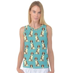 Dog Animal Pattern Women s Basketball Tank Top by Amaryn4rt