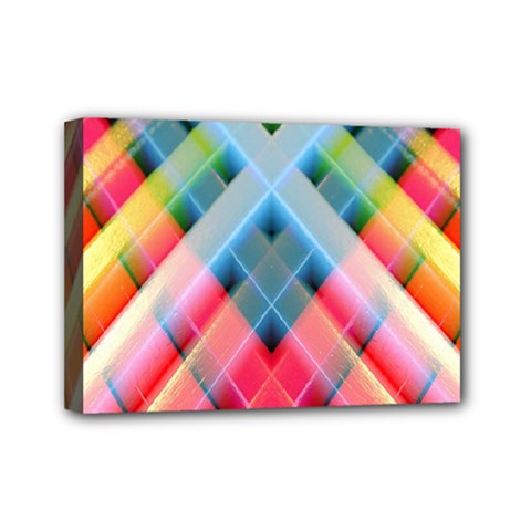 Graphics Colorful Colors Wallpaper Graphic Design Mini Canvas 7  X 5  by Amaryn4rt