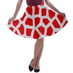 Animal Animalistic Pattern A-line Skater Skirt by Amaryn4rt