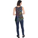 Texture Colorful Abstract Pattern Sleeveless Tunic View2