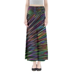Texture Colorful Abstract Pattern Maxi Skirts by Amaryn4rt