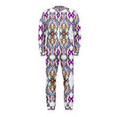 Floral Ornament Baby Girl Design Onepiece Jumpsuit (kids) by Amaryn4rt