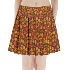 Pattern Background Ethnic Tribal Pleated Mini Skirt by Amaryn4rt