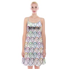 Valentine Hearts 3d Valentine S Day Spaghetti Strap Velvet Dress by Amaryn4rt