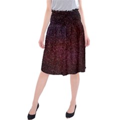 3d Tiny Dots Pattern Texture Midi Beach Skirt by Amaryn4rt