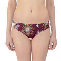 India Traditional Fabric Hipster Bikini Bottoms by Amaryn4rt