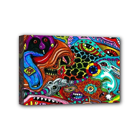 Vector Art Pattern Mini Canvas 6  X 4  by Amaryn4rt