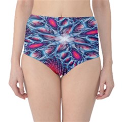 Creative Abstract High-waist Bikini Bottoms by Amaryn4rt