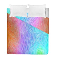 Abstract Color Pattern Textures Colouring Duvet Cover Double Side (full/ Double Size) by Simbadda