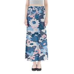 Fabric Wildflower Bluebird Maxi Skirts by Simbadda