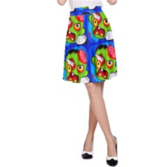 Zombies A-line Skirt by boho