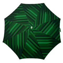 Abstract Blue Stripe Pattern Background Straight Umbrellas by Simbadda