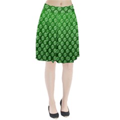 Whatsapp Logo Pattern Pleated Skirt by Simbadda