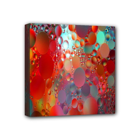 Texture Spots Circles Mini Canvas 4  X 4  by Simbadda