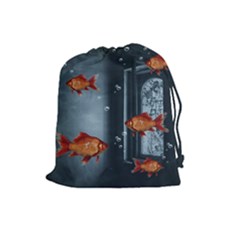 Natural Habitat Drawstring Pouches (large)  by Valentinaart