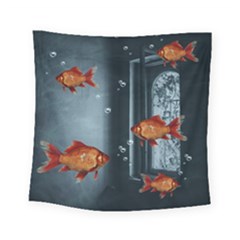 Natural Habitat Square Tapestry (small) by Valentinaart