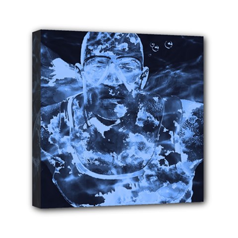 Blue Angel Mini Canvas 6  X 6  by Valentinaart