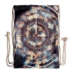 Science Fiction Background Fantasy Drawstring Bag (large) by Simbadda