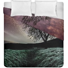 Sky Landscape Nature Clouds Duvet Cover Double Side (king Size) by Simbadda