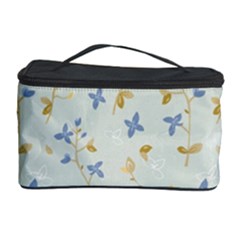 Vintage Hand Drawn Floral Background Cosmetic Storage Case by TastefulDesigns