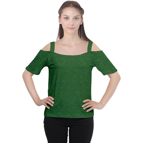 Texture Green Rush Easter Women s Cutout Shoulder Tee by Simbadda