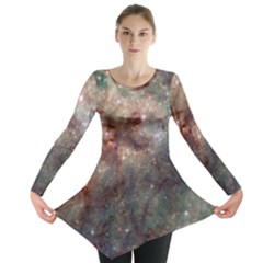 Tarantula Nebula Long Sleeve Tunic  by SpaceShop
