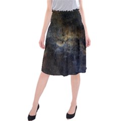 Propeller Nebula Midi Beach Skirt by SpaceShop
