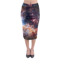 Celestial Fireworks Midi Pencil Skirt by SpaceShop