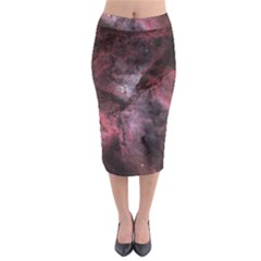 Carina Peach 4553 Midi Pencil Skirt by SpaceShop