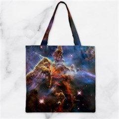 Pillar And Jets Zipper Grocery Tote Bag by SpaceShop