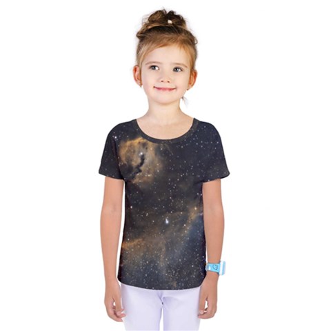 Seagull Nebula Kids  One Piece Tee by SpaceShop