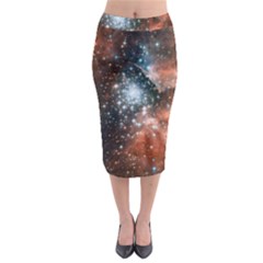 Star Cluster Midi Pencil Skirt by SpaceShop