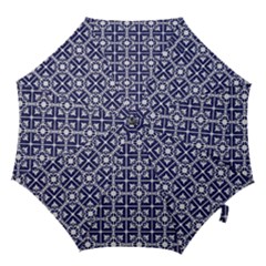 Leaves Horizontal Grey Urban Hook Handle Umbrellas (large) by Simbadda
