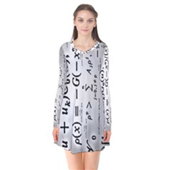 Science Formulas Flare Dress by Simbadda