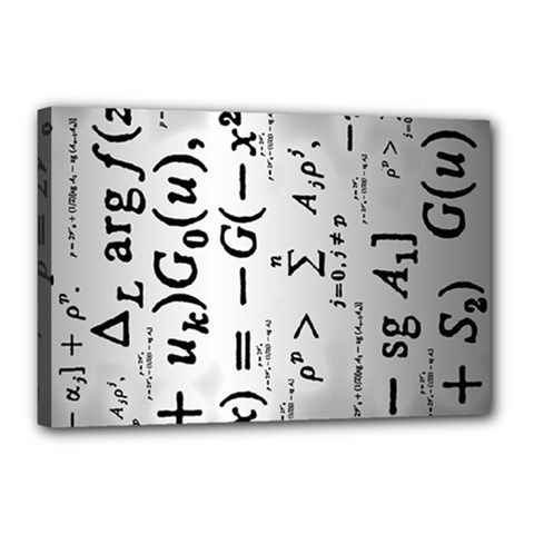 Science Formulas Canvas 18  X 12  by Simbadda