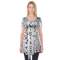 Science Formulas Short Sleeve Tunic  by Simbadda