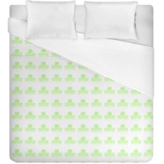 Shamrock Irish St Patrick S Day Duvet Cover (king Size) by Simbadda