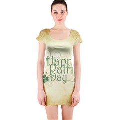 Irish St Patrick S Day Ireland Short Sleeve Bodycon Dress by Simbadda