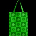 Fabric Shamrocks Clovers Zipper Classic Tote Bag View2