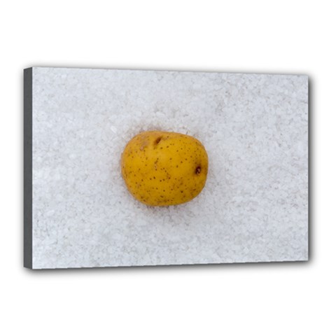 Hintergrund Salzkartoffel Canvas 18  X 12 