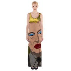 Happy Birthday Mr  President  Maxi Thigh Split Dress by Valentinaart