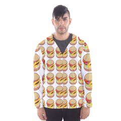 Hamburger Pattern Hooded Wind Breaker (men) by Simbadda