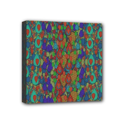Sea Of Mermaids Mini Canvas 4  X 4  by pepitasart